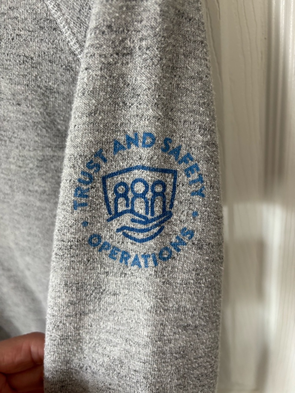 Marine Layer Light Gray Crewneck Sweatshirt - Picture 4 of 5